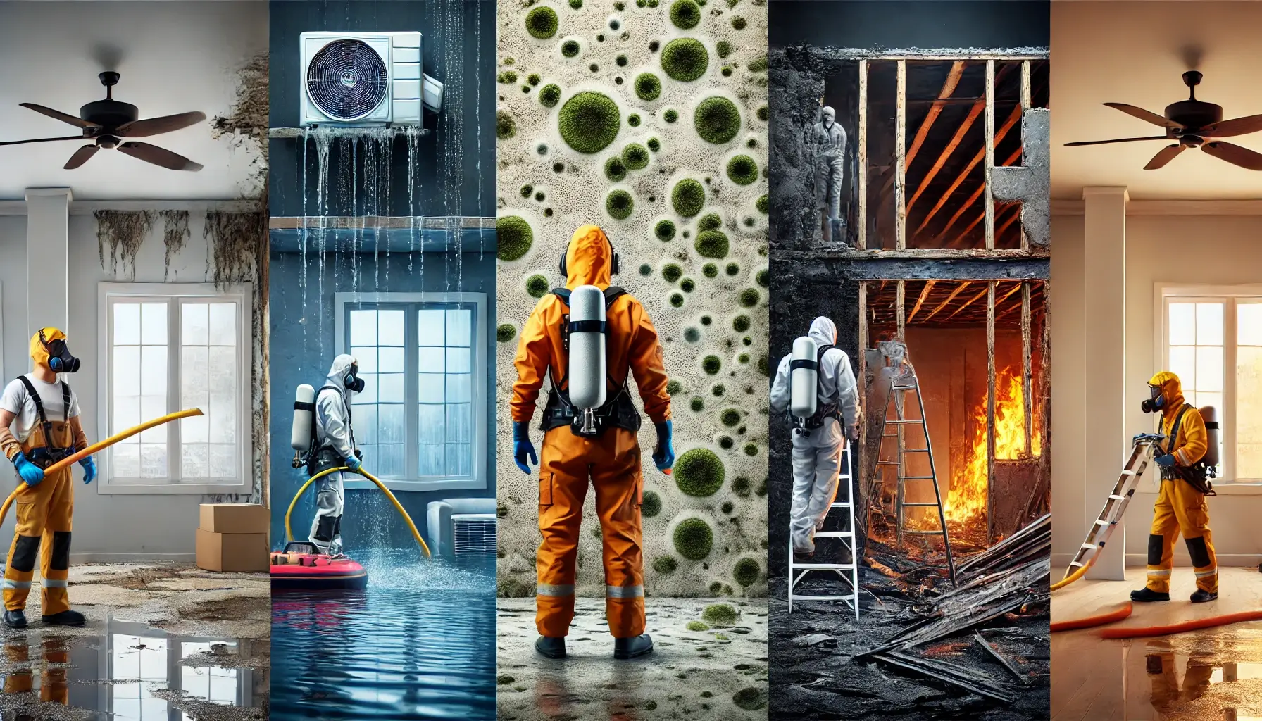 Water Fire Mold Damage Restoration Services - 4 Peaks